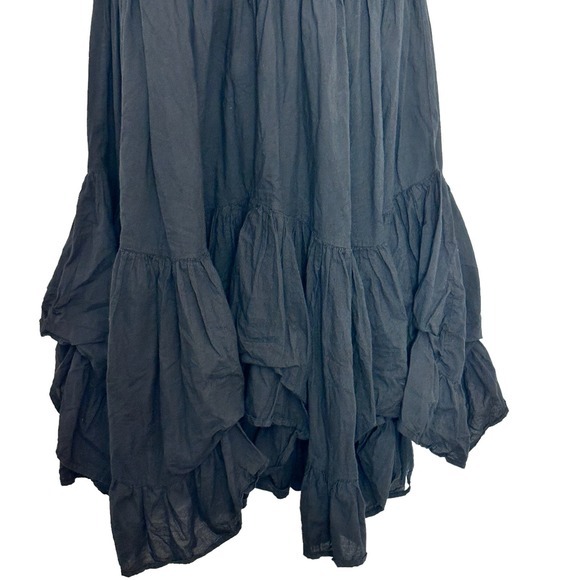 Luna Luz Belleza logenlook Grunge black 3/4 sleeves black dress size S - Picture 8 of 10